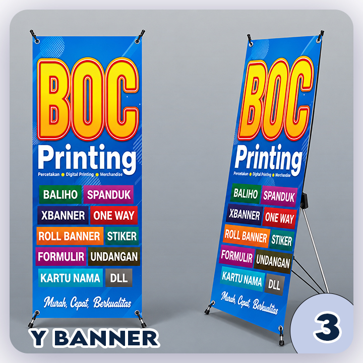 Y-Banner 60x160 cm + Flexy Cina