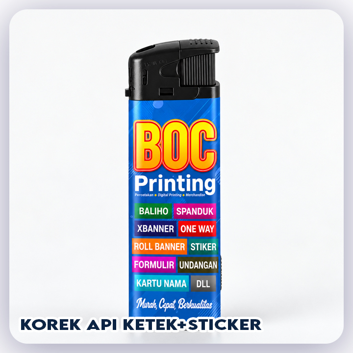 Korek api ketek + sticker